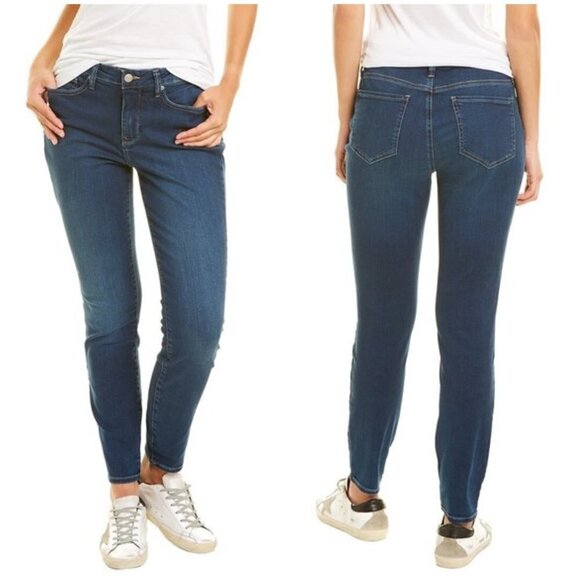 💕NYDJ💕 Ami Skinny Jeans ~ Clean Honour Blue 14 NWT - Picture 2 of 11